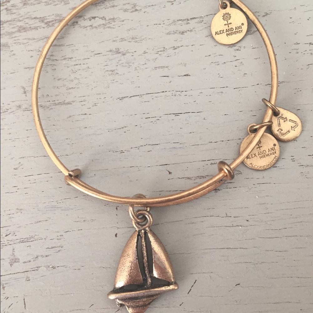Alex and Ani sailboat bracelet